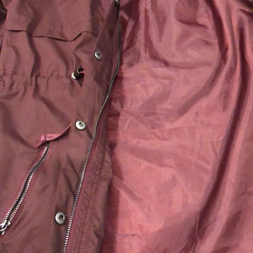 Maroon Windbreaker Jacket - Picture 5 of 7